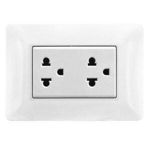 Tomacorriente doble con tierra - Abatron