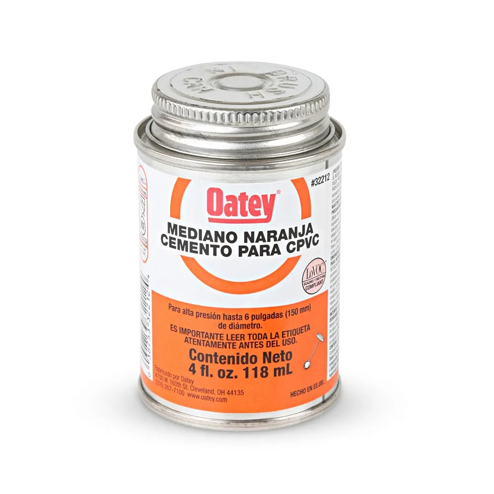 Pegamento CPVC 4 Oz Naranja