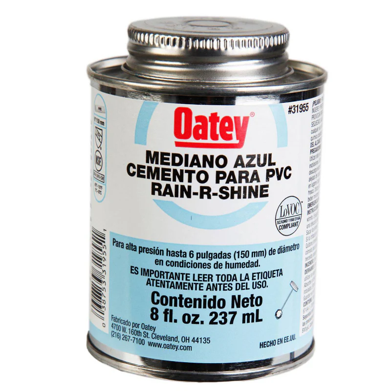 Pegamento pvc Celeste 8 Oz Oatey